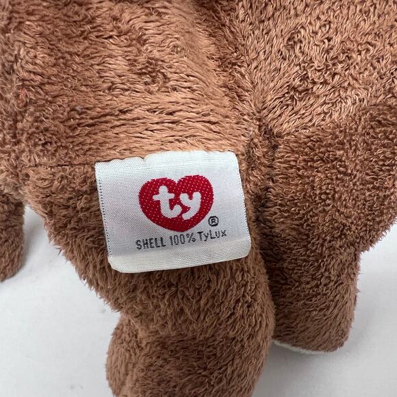 Ty Pluffies Dangles Monkey Plush Sewn Eyes 10" Brown Floppy Beanie Lovey 2007 - Picture 5 of 6